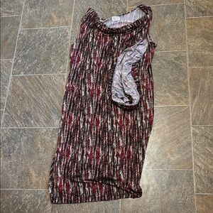 Elegant Multicolor Sleeveless Dress